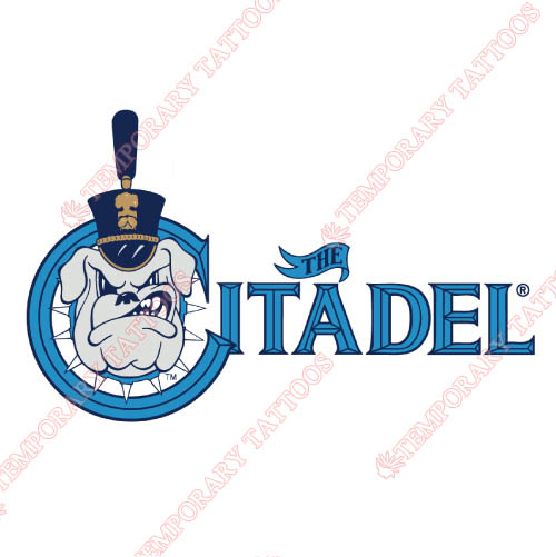 The Citadel Bulldogs Customize Temporary Tattoos Stickers NO.6570